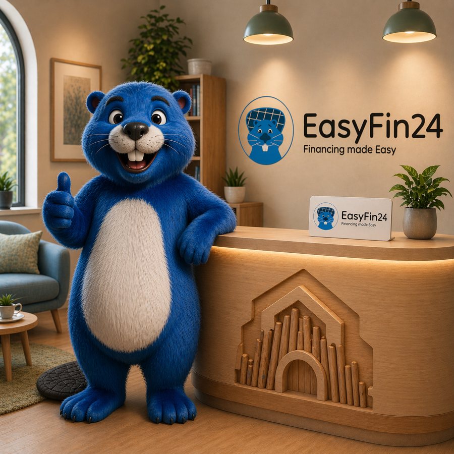 Der easyhypo-Biber im Beratungsbüro